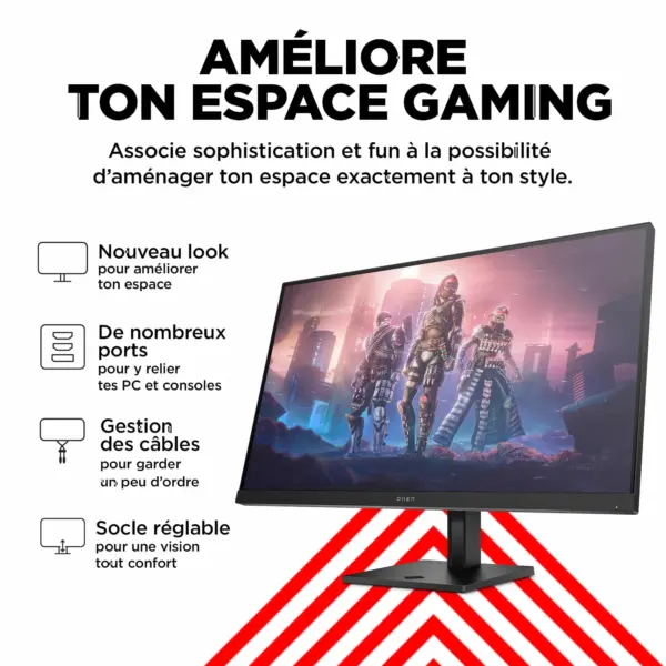 Ecran Moniteur HP OMEN 32Q Gaming QHD 31.5″ (780K0AS)