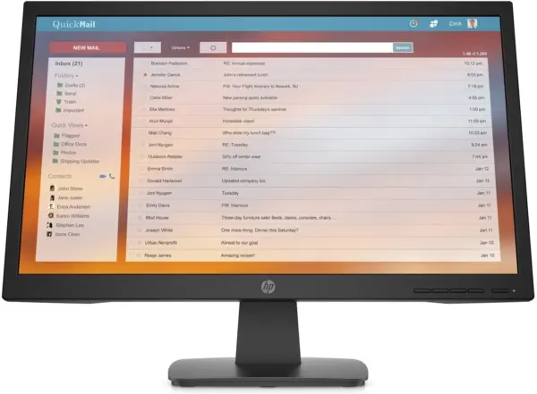 Écran 21,5″ Full HD HP P22v G4 (9TT53AS)